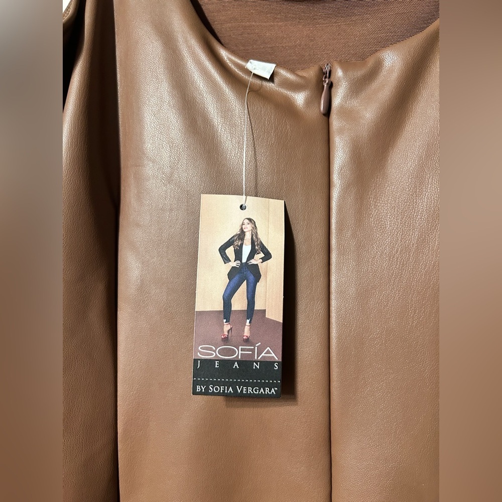 Faux Leather Dresss NWT - Picture 11 of 11